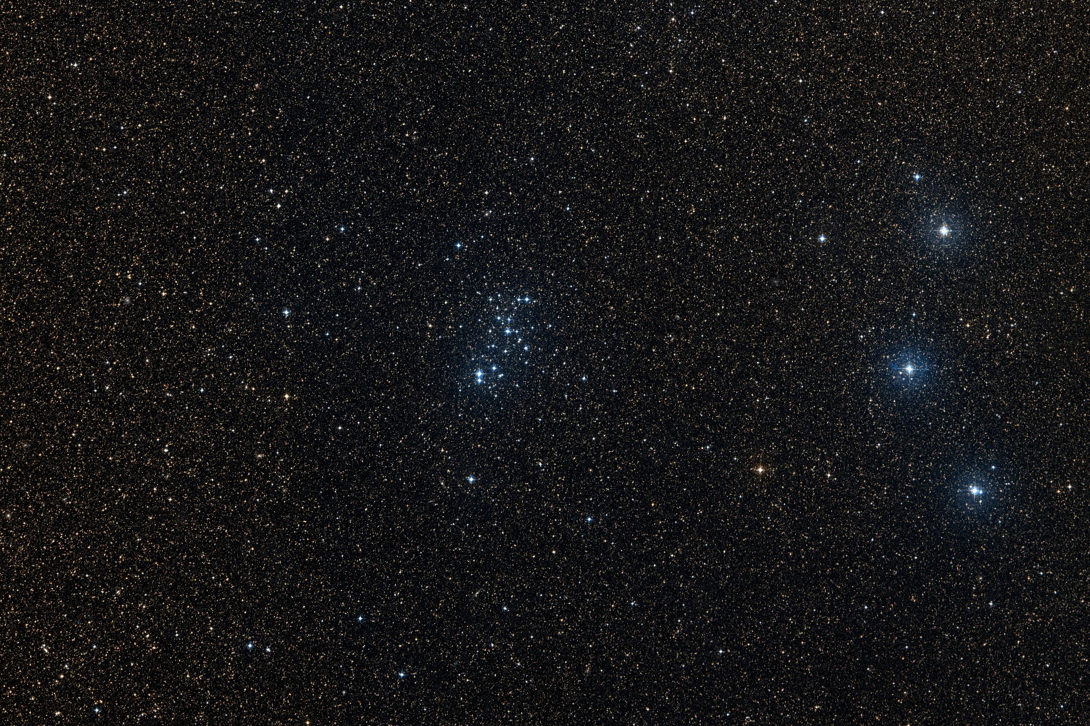 NGC 6025 ist ein offener Sternhaufen im Sternbild Südliches Dreieck