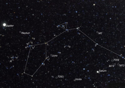 Der Wassermann (lat. Aquarius) ist ein Sternbild des Tierkreises, das auf der Ekliptik und auf dem Himmelsäquator liegt.